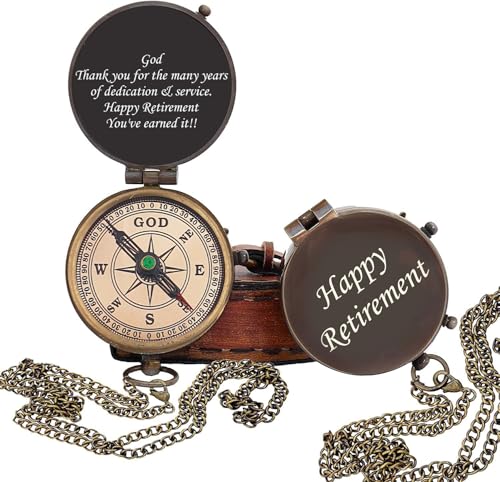 Regalos de Bautizo Personalizados para Niños - Brújula Antigua Hecha a Mano y Grabada con Escritura - Religiosa, Cristiana, Católica, Bautizo, Primera Comunión, Confirmación miniatura 7