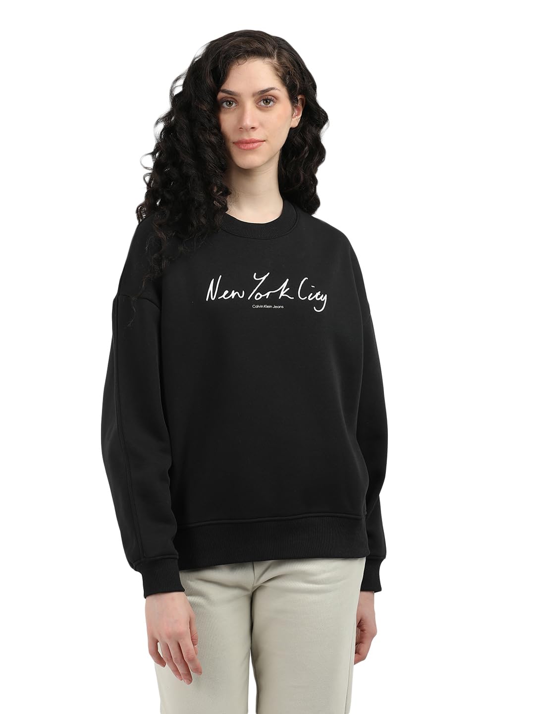 Jeans Cotton Mock Neck Sweat Shirt-image-42