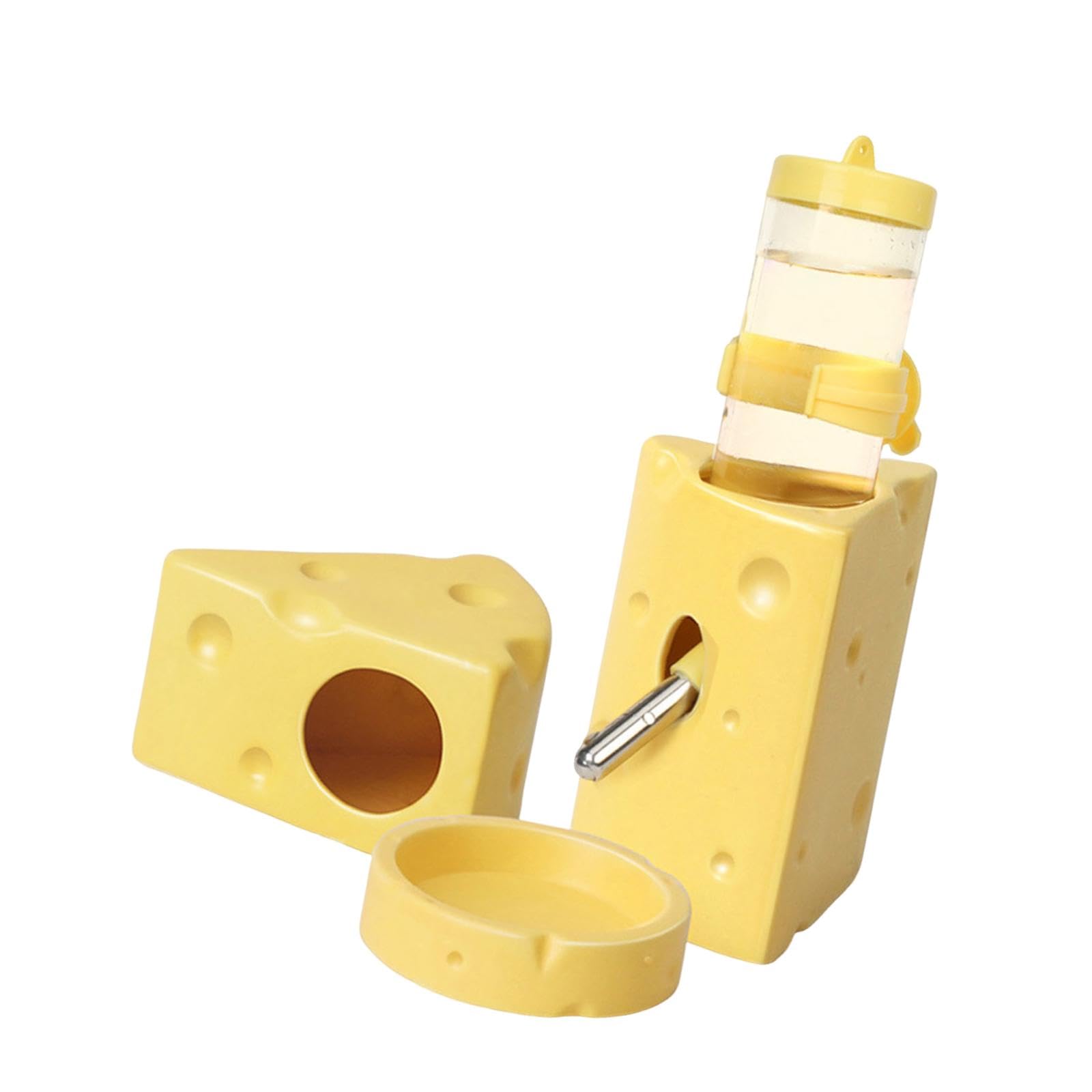Ceramic Hamster Hideout Small Pets Hideout Cave for Guinea Pig Mouse Gerbils Yellow S|Pet Supplies | Small Animal Supplies | Beds Hammocks & Nesters-image-15