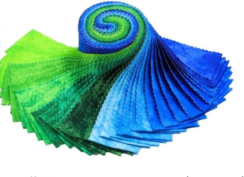 CraftsFabrics 2,5 x 44 20 stuks voorgesneden effen kleur Jelly Rolls CraftsFabrics 2,5 x 44 20 stuks voorgesneden effen kleur Jelly Rolls