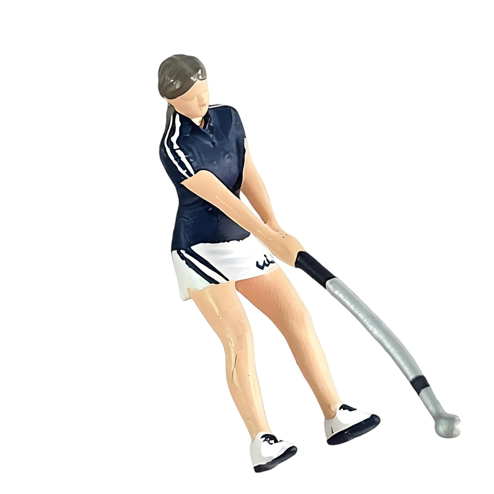 Zxfdsfdbnm 1: 64 Scale Hand Painted Resin Collectible Figures Realistic Golf Player Figure Model for Miniature Scenes Dioramas Props Golf Player Figure Model