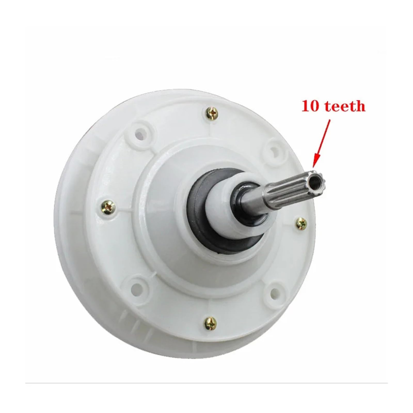 10 Dientes/11 Dientes/diente Cuadrado Lavadora Reductor Caja De Cambios Motor Reductor Embrague Hogar Lavadora Reparación De Máquinas Piezas(10 teeth Shaft 50mm)