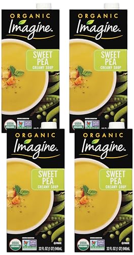 Image of Imagine Organic Creamy Sweet Pea Soup 32 oz (Pack of 4)