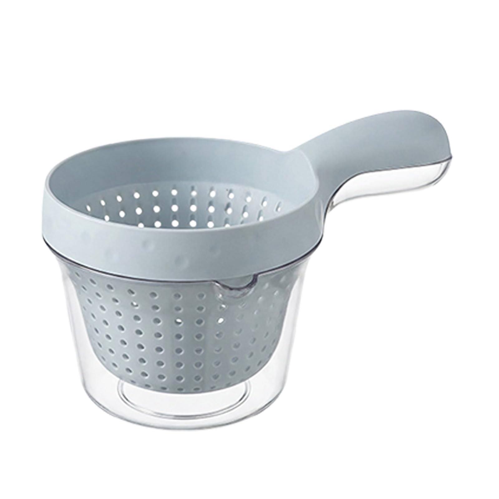 Nucelit Layer Fruit Basket with Drain Holes, Stackable Vegetable Basket with Handles Detachable Double Layer Stackable