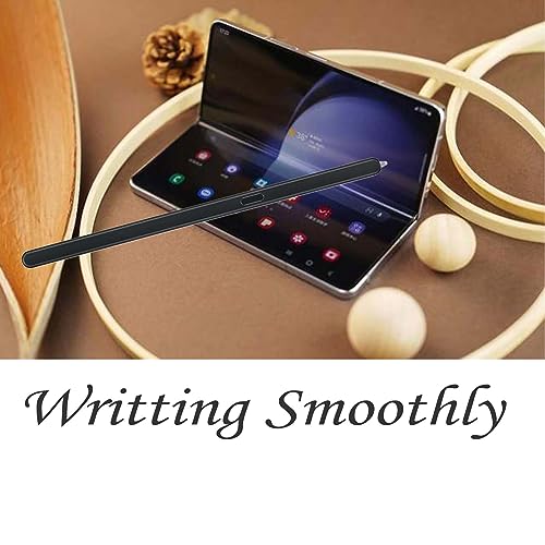 Galaxy Z Fold 6/5 S Pen Fold Edition Z Fold 5 Slim S Pen for Samsung Galaxy Z fold 6 S Pen Fold 5 (EJ-PF946BBEGUS) Stylus Pen Replacement with Tips/Nibs + Type-C Convertor(Black)