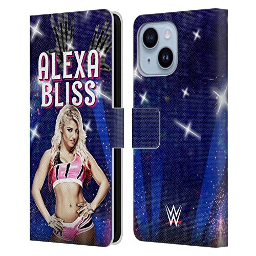 Étui WWE Alexa Bliss en cuir avec LED pour iPhone 14 Plus