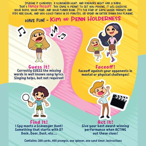 Skyler Imagination - Family Faceoff | Fun Active Game Meant to Get You Moving with The Holderness Family - Best to Play with Family During Rainy Day