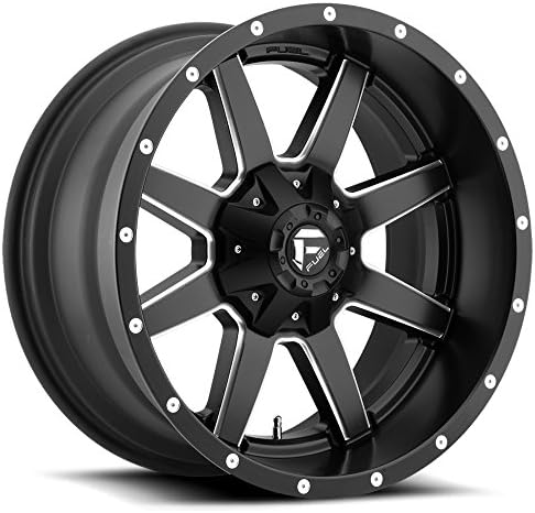 20x10 Fuel D538 Maverick Black & Milled Wheel 6x5.5/6x135 (-18mm) — view 2