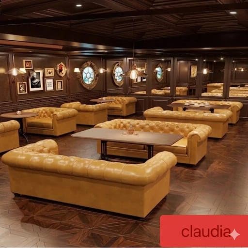 Image of Modern Classic Design Leatherette Luxury Chester Sofa Set with Button Tufted, 3+2+1=6 Seater Sofa for Living Room Home, Office and Lobby (Yellow, 3+2+1=6 Seater Sofa)