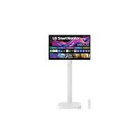 LG Swing 32U889SA Monitor Smart Portatile Touch 32" 4K, base con rotelle