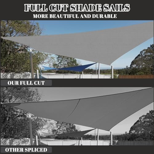 Voile d'ombrage rectangulaire au design épuré pour architecture moderne