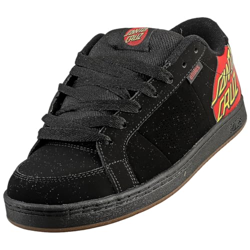 Etnies Men's Kingpin X Santa Cruz Skate Shoe, Black, 9.5