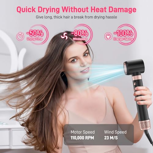 MESCOMB 5-in-1 Dual Voltage Hot Air Styler with Auto-Curling Barrels — view 4