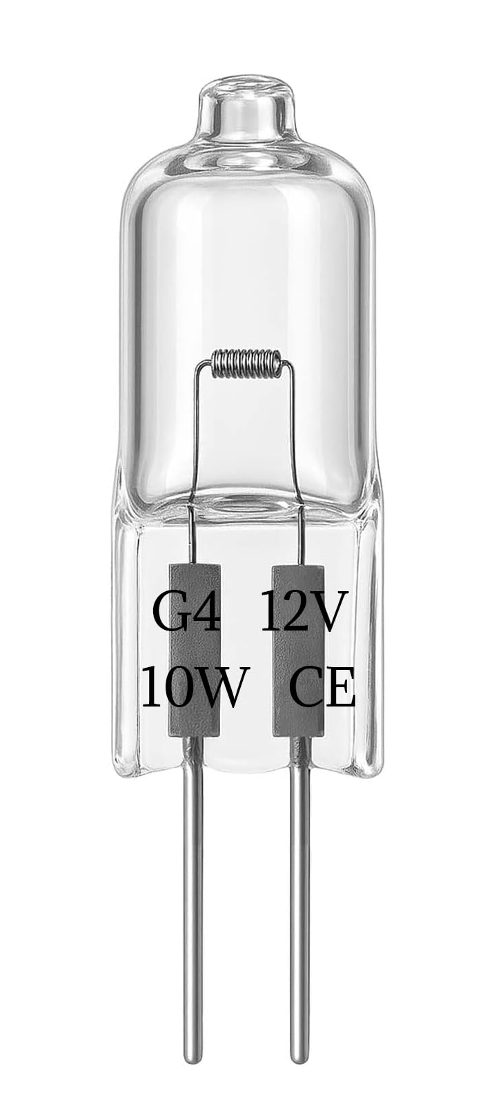 G4 Bulb,12V 10W Halogen Light Bulbs 2 Pin,G4 Light Bulbs Replacement for Under Cabinet Puck Light,Chandeliers, Accent Lights, Track Lighting (10W)