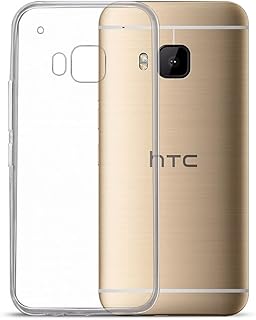 جراب خلفي لموبايل اتش تي سي M9 عالي الجودة شفاف مقاس 1.5 ملم مع حماية فاخرة ضد الصدمات بتصميم نحيف البولي يوريثين الحراري