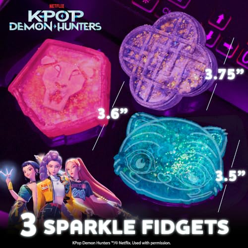 Image of Horizon Group USA Slimygloop Gelli Gels, Netflix Kpop Demon Hunters 3 Pack