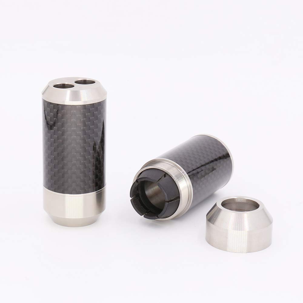 Pantaloni in Fibra di Carbonio in Acciaio Inox da 4 PCS 304 Boot Y Splitter con connettore di Splitter per Cavo di Altoparlante Audio