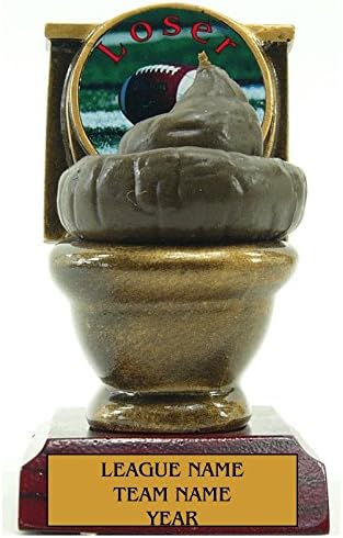 Last Place Toilet Bowl Loser Trophy