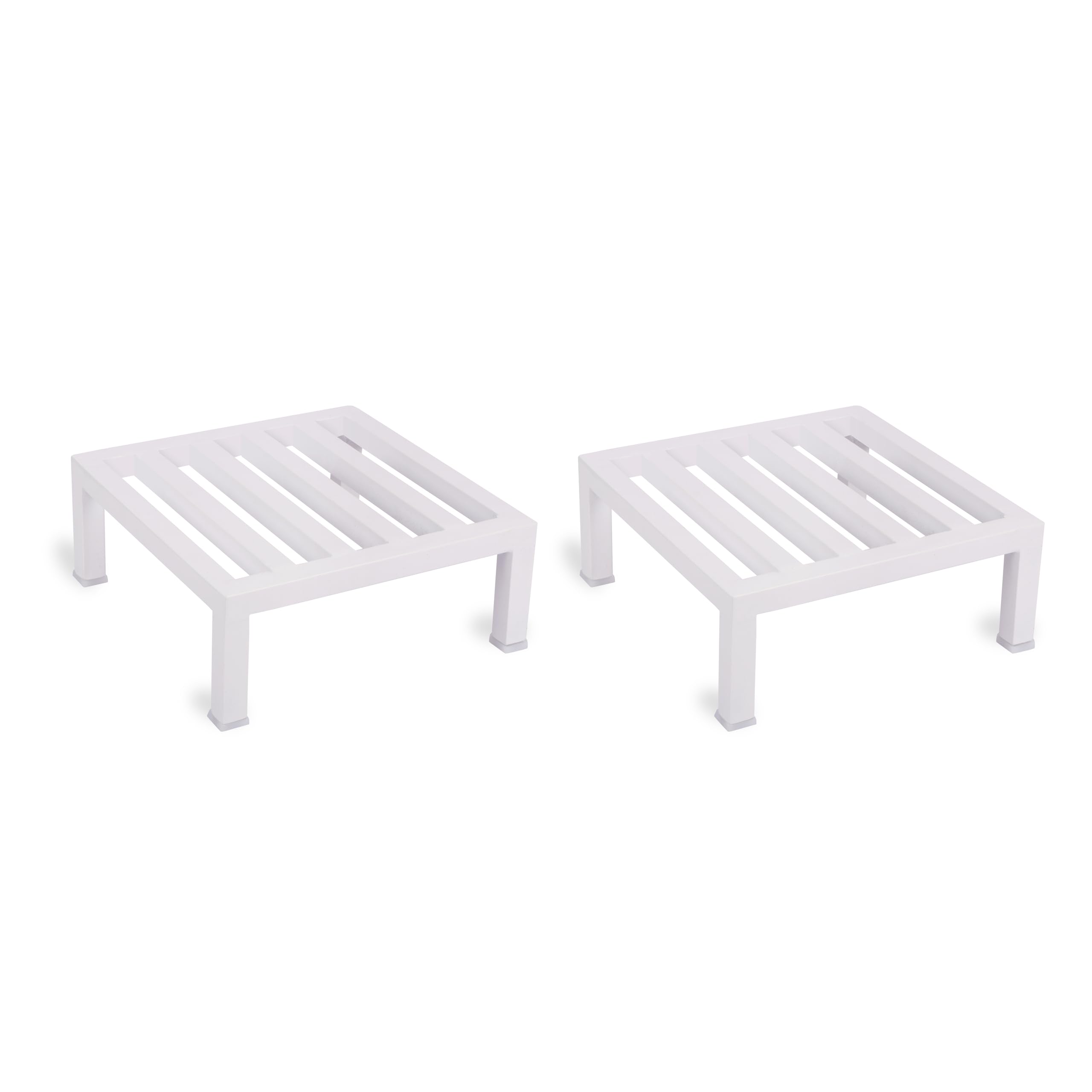 KERQOOR Scratchless Base Planter Pot Stand for Indoor/Outdoor Heavy Gauge Plant Stand Flower gamla Balcony Living Room DIY Decore 2 (White, Square) (B0CVS36C55) Amazon Price History, Amazon Price Tracker