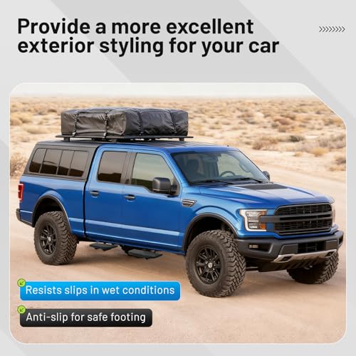 Estribos laterales compatibles con Ford F-150 SuperCrew 2015-2023 miniatura 7