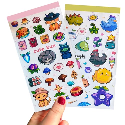 Image of Stardew Waterproof Valley Sticker Set - 50 Unique Vinyl Stickers for Fans, Laptops, and Journals,Gaming Stickers, Kawaii Cozy Gift, Gamer Gift