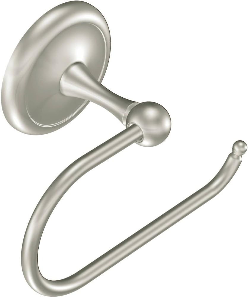 Moen BP5380OWB Yorkshire Collection Single Post European Toilet Paper Holder with Hardware, Old World Bronze