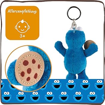 cookie＊キーホルダー Nici 41960 Sesame Street Cookie Monster Keyring Blue : Amazon.com
