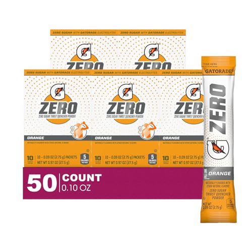 Gatorade ZERO 50- Count of Zero Orange Thirst Quencher Electrolyt...