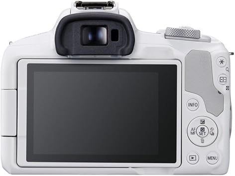 Canon Canon Mirrorless Camera EOS R50 18-45mm Lens White 64GB Extreme PRO UHS-I SDXC Memory Card + Canon 200ES EOS Shoulder Bag 3 Items