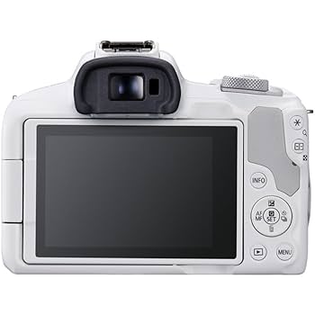 Canon EOS R50ミラーレス一眼 ホワイト 18-45mm レンズ付き ミラーレス一眼カメラ「EOS R50」ダブルズームキット（ホワイト
