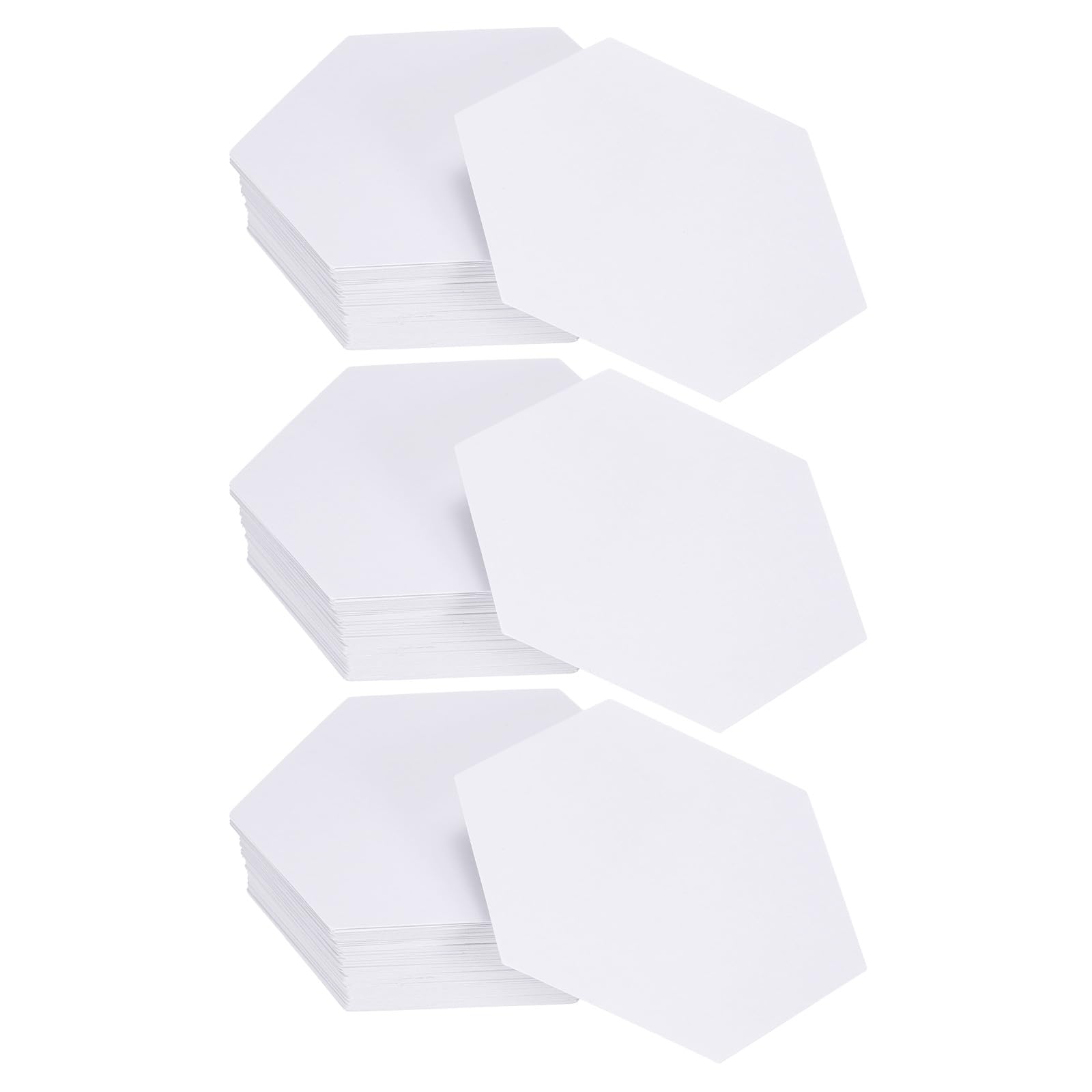 Papier à découper hexagonal 3,8 cm HARFINGTON pour matelassage et patchwork - Lot de 300