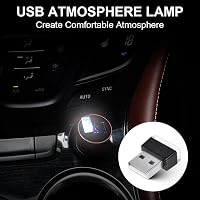 URAQT 5db Mini USB Lámpa Autó Laptop Hangulatvilágítás Légkör Fény 7