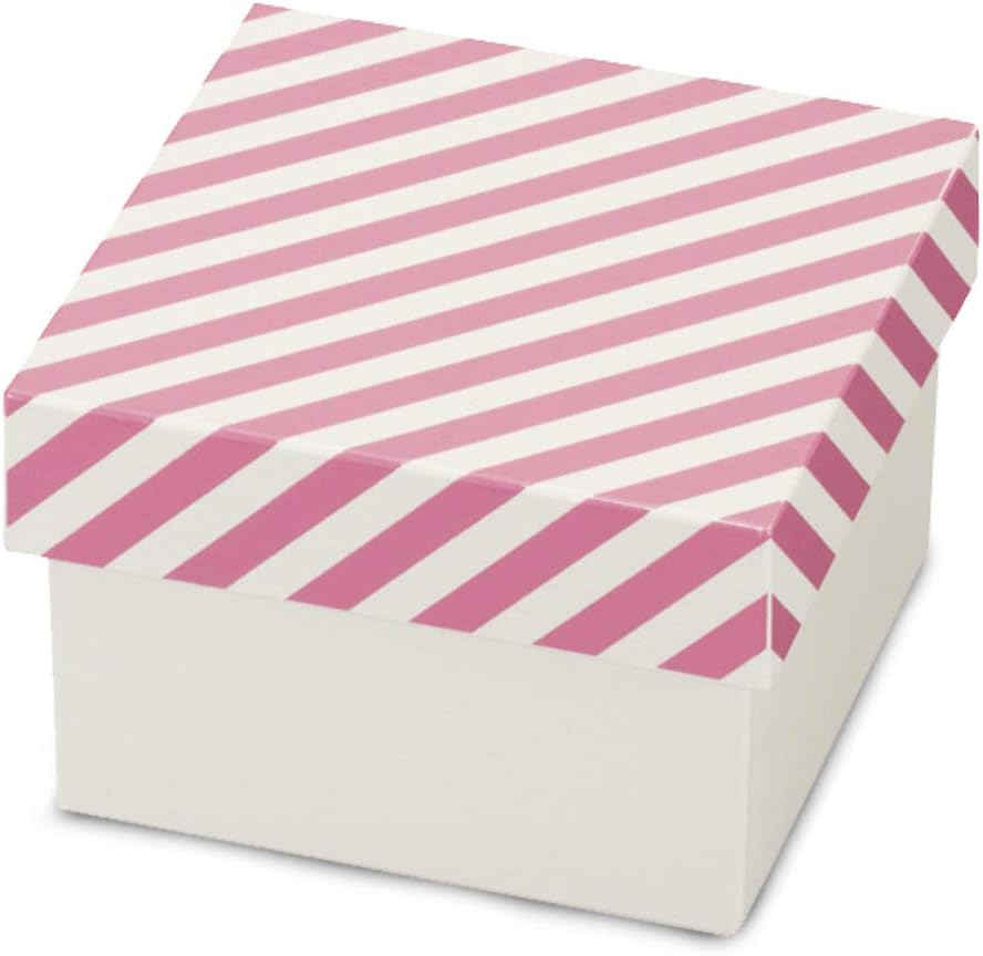CTC-119541 Bento Box, Hako Style, M Stripe, Pink