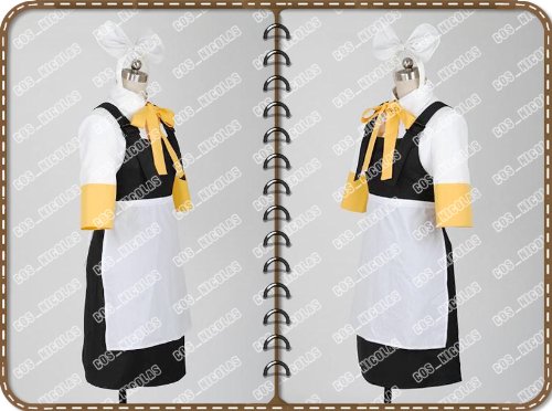 Amazon.co.jp: VOCALOID派生 人柱アリス 鏡音リン コスプレ衣装 男女XS