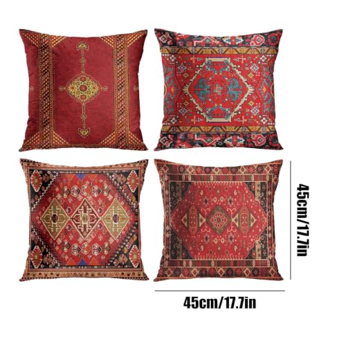 Housse de coussin bohème ethnique rétro pour décoration de canapé salon