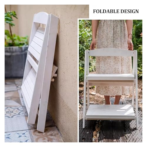 Table de banc de rempotage pliable et support de rangement pour plantes - 7