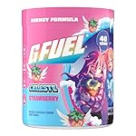 G Fuel Celeste Strawberry Energy Drink Powder, Pre Workout Caffeine Mix for Gaming, Sugar Free Focus Amino, Vitamin + Antioxidants, 9.8oz (Celeste Strawberry, 40 Servings)