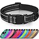 Joytale Halsband Hund, Gepolstertes Hundehalsband Breit aus Neopren Nylon Hundehalsband Verstellbar für Mittelgroße Hunde, Weich und Reflektierend Hundehalsbänder, M, Schwarz