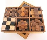6 dekorative 3D Puzzle von mittelschwer bis schwer