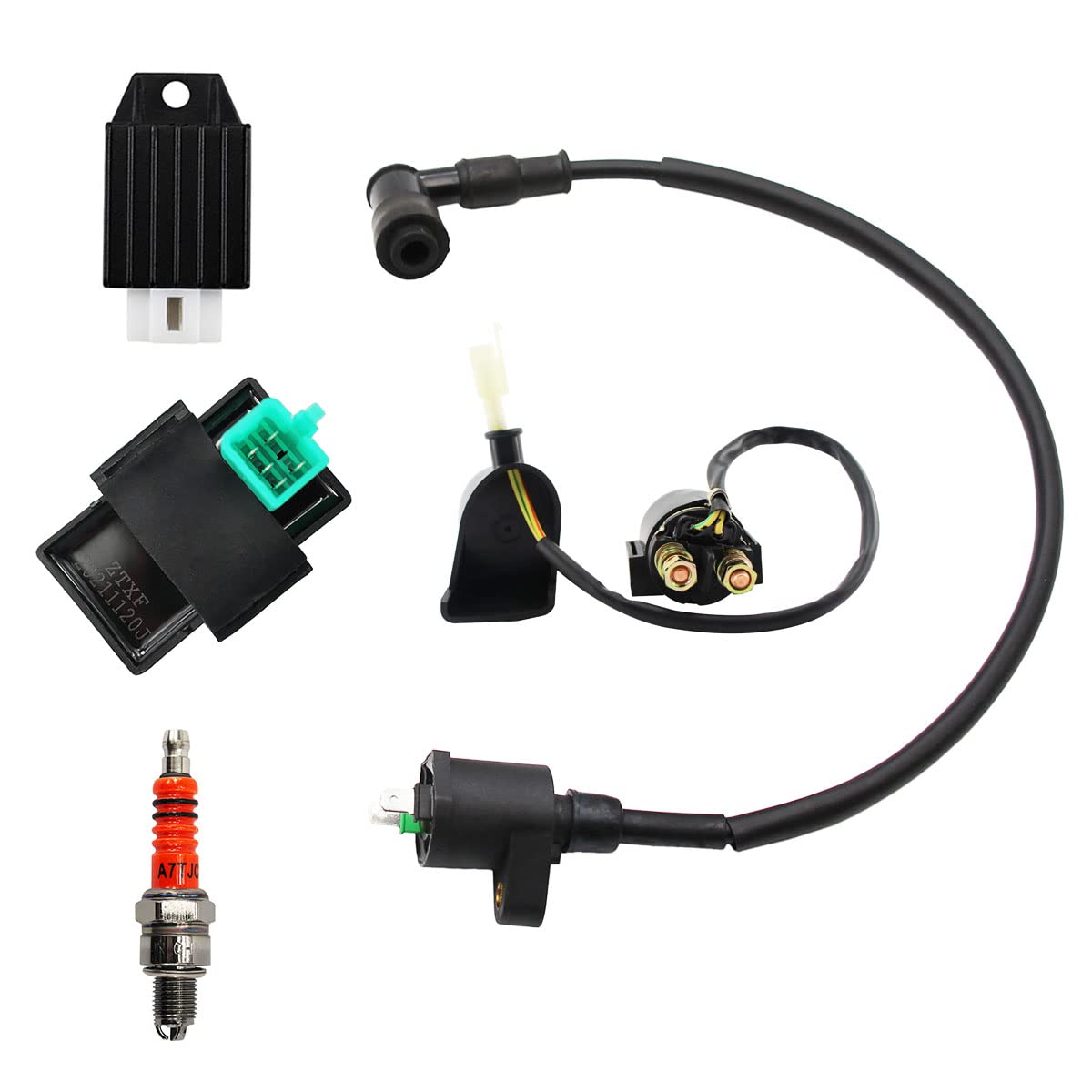 Buy PRO BAT 2Wire Ignition Coil Solenoid Relay Voltage Regulator 5PIN