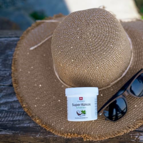 Natural Super Coconut & Aloe Vera Rich Cream, Gentle, moisturizing skin care with pure coconut oil - Image 2
