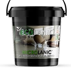 MICROLANIC MONOCOMPONENTE FINO (20KG). Para 40m2. Microcemento en polvo de grano Fino para decoración de suelos y paredes. Este producto es parte de un Sistema. COLOR (MARRON TIERRA)