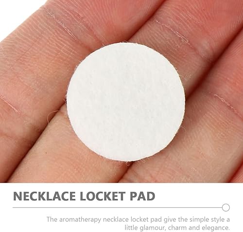 Miniatura 6 de Healifty 100 piezas de aceite esencial para automóvil, almohadillas difusoras de aceite esencial, almohadillas de repuesto de algodón para