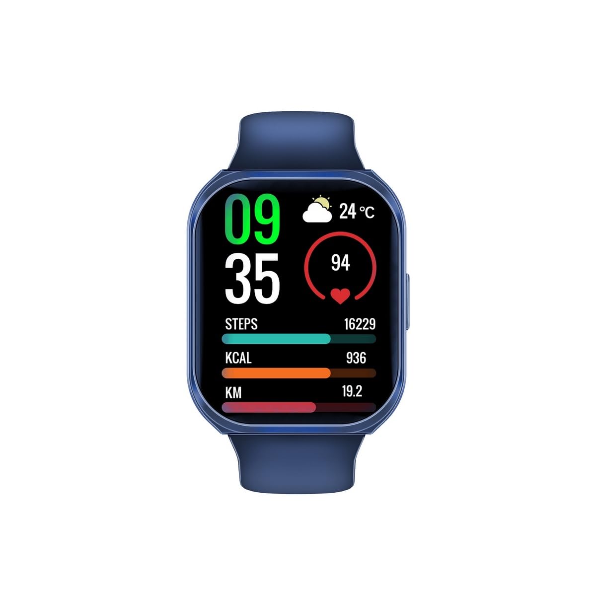 Promate Smartwatch premium Bluetooth 3.0 + BLE 5.2 Health Fitness Tracker z 2-calowym wyświetlaczem TFT, 7-dniowa żywotność baterii, 110+ trybów sportowych, wodoodporność IP68 dla iPhone'a, Galaxy,