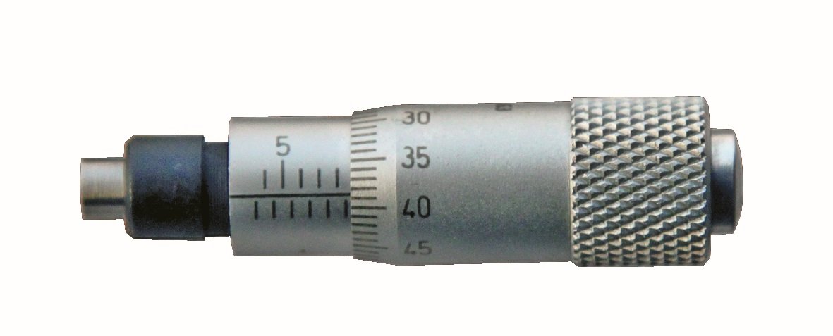 CNC QUALITÄT Klein- Einbau- Messschraube Messbereich 0-6,5 mm - planparallele Messfläche