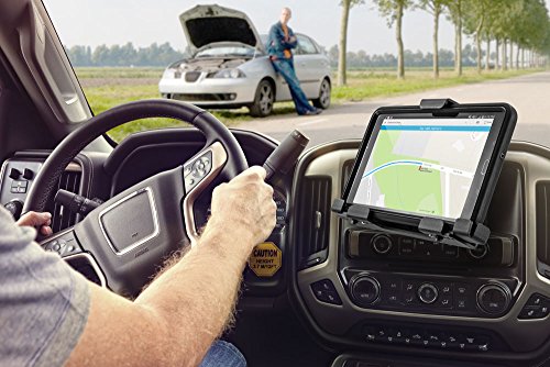 Arkon Locking Aluminum Tablet Mount With Key Lock For E-Log For Galaxy Tab A Ipad Models Retail Black #TOP4