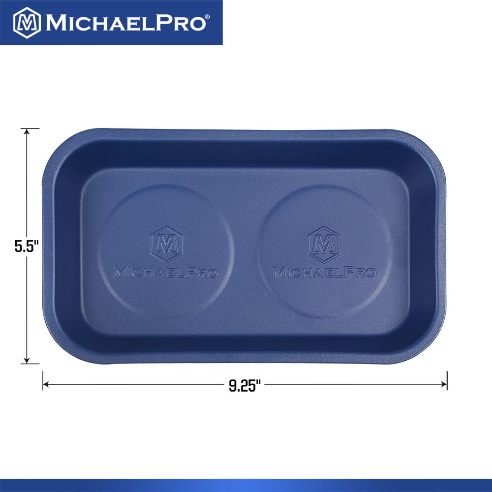 MichaelPro 9.25-Inch Large Rectangle Magnetic Tray - Ideal Parts Tray for Nut Screws, Bolts, and Small Tools with Extra Strength Magnet - Image 2