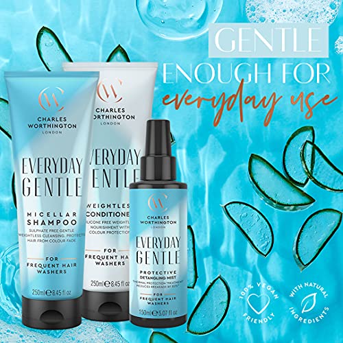 Charles Worthington Everyday Gentle Micellar Shampoo, Nourish and Protect, Salon Shampoo for Everyday Use, 250 ml - Image 4