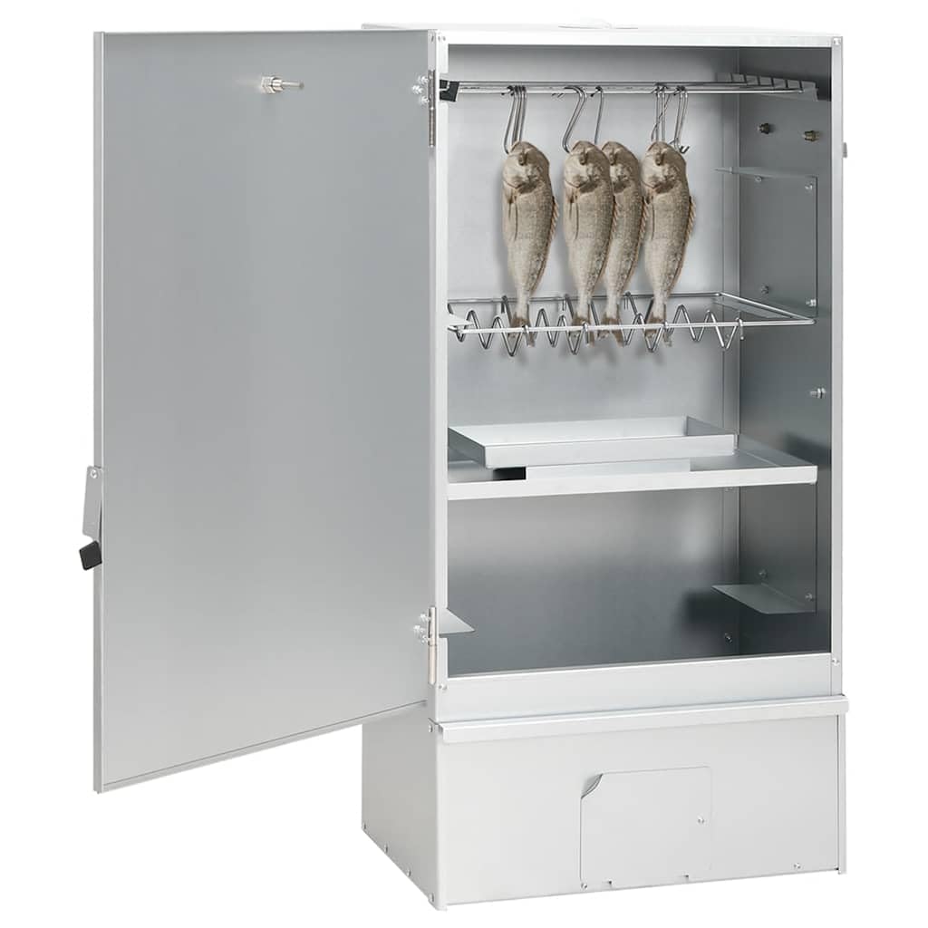 Ahumador para horno de barbacoa con virutas de madera, 44,5 x 29 x 83 cm, gabinete de ahumado para fumar, carne, pescado, queso