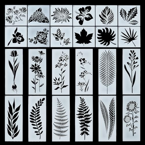 Pochoirs plantes naturelles pour réussir facilement vos décorations de meubles